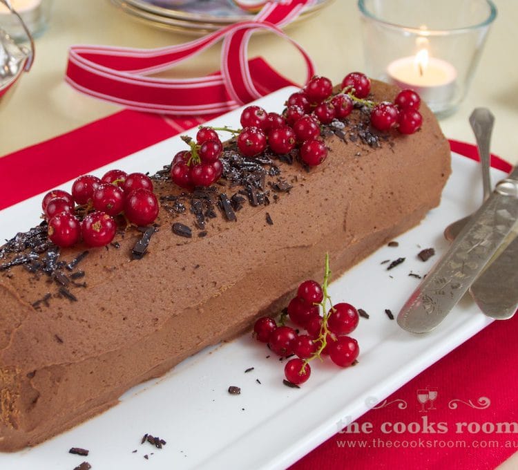 Christmas Chocolate Ripple Log