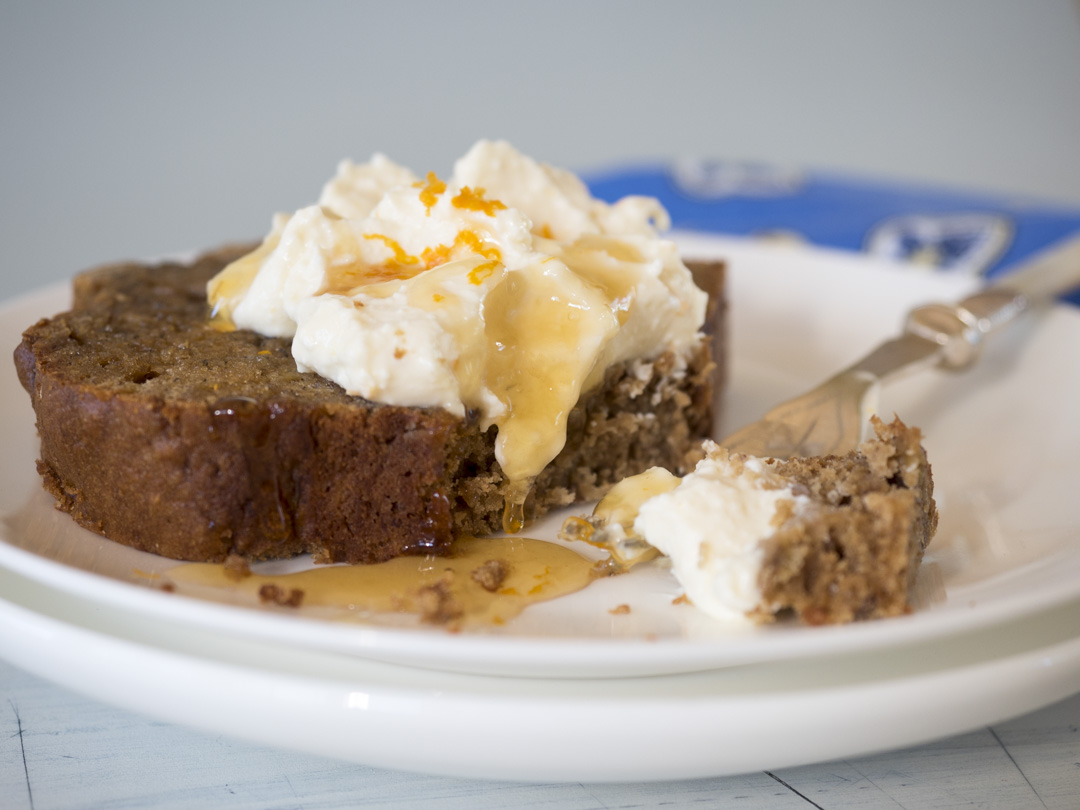I often tend to have over-ripe bananas in the fruit bowl, and this is such a quick way to make them into something delicious. Simply mix the ingredients in one bowl, no mixer required, and bake. It's...