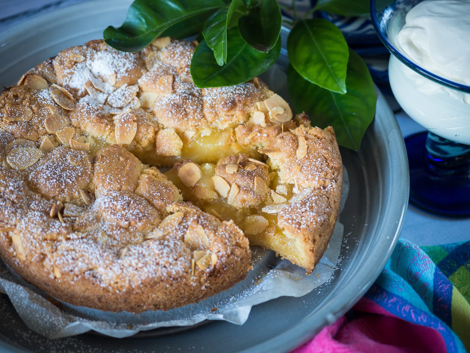 This recipe hit the internet some time ago as Edna's Lemon Curd Cake, and I'm so glad it did. No-one seems to know who Edna is, but I thank her for this ridiculously easy and really delicious cake....
