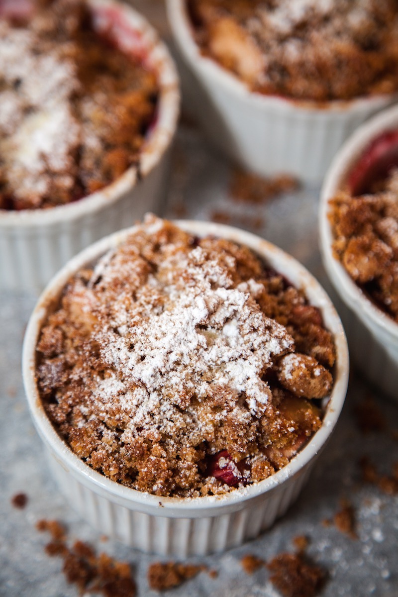 Crumble mix is always a staple in my freezer, especially in winter. Make a double batch, divide it into portion sizes, package in zip-lock bags and store in the freezer. Don't forget to to have some...