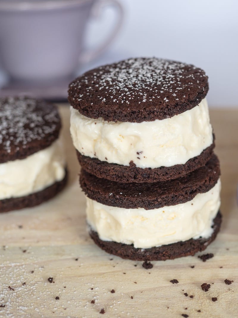 Chocolate Icecream Sandwiches