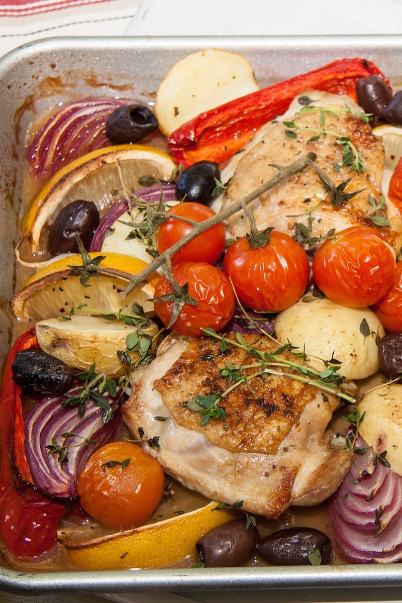 One-Pan Roast Lemon Chicken